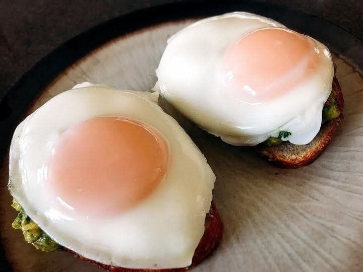 Avocado Toast with Soft Sunny-Side Eggs