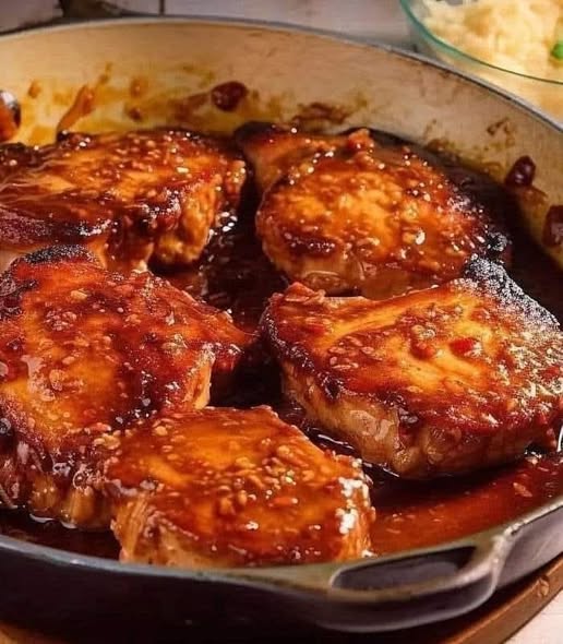 Sticky Honey Garlic Chicken Thighs